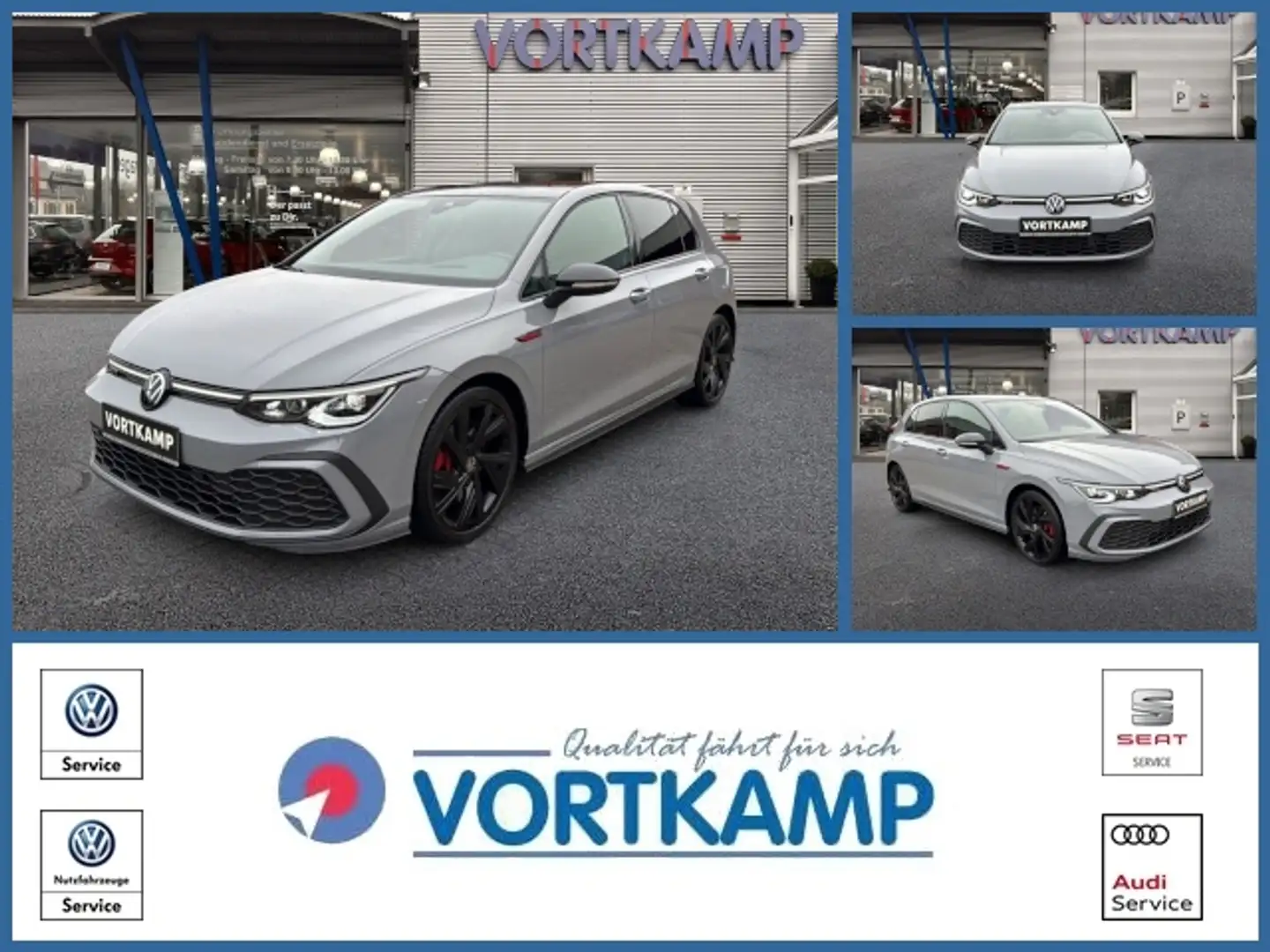 Volkswagen Golf VIII Lim. GTI Pano/HarmanKardon/HeadUp Grau - 1
