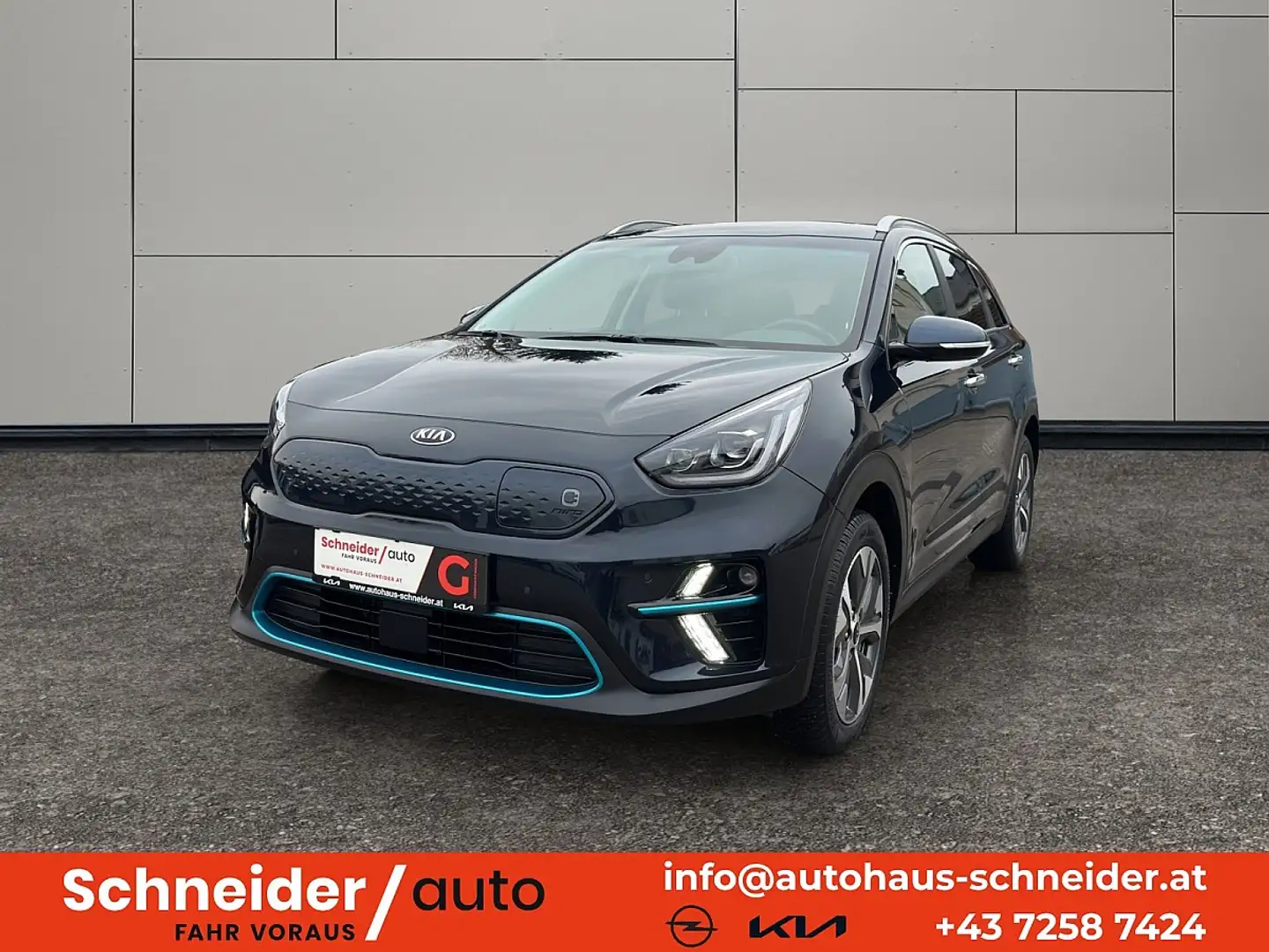 Kia e-Niro Niro EV 39,2kWh Gold Aut. SD + 3phasig Blau - 1