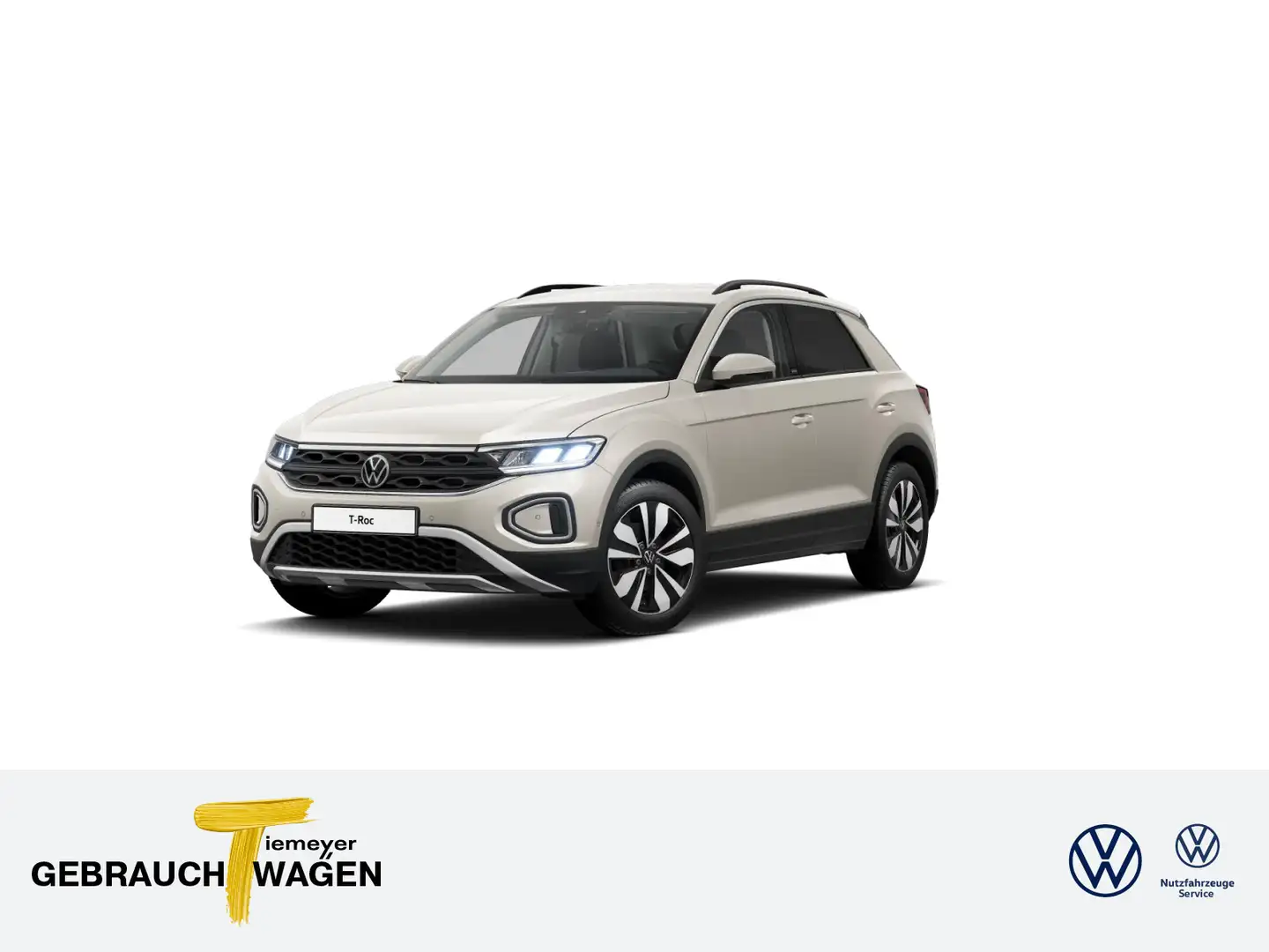 Volkswagen T-Roc 1.0 TSI MOVE NAVI LED SITZHZG PDC Silber - 1