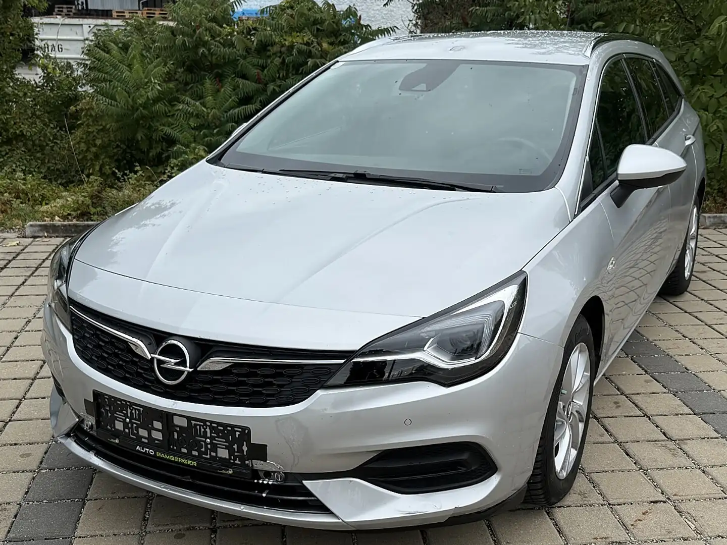 Opel Astra K 1.5 D Elegance (EURO 6d) (fl)*R-KAMERA*PDC*SHZ* Silber - 1