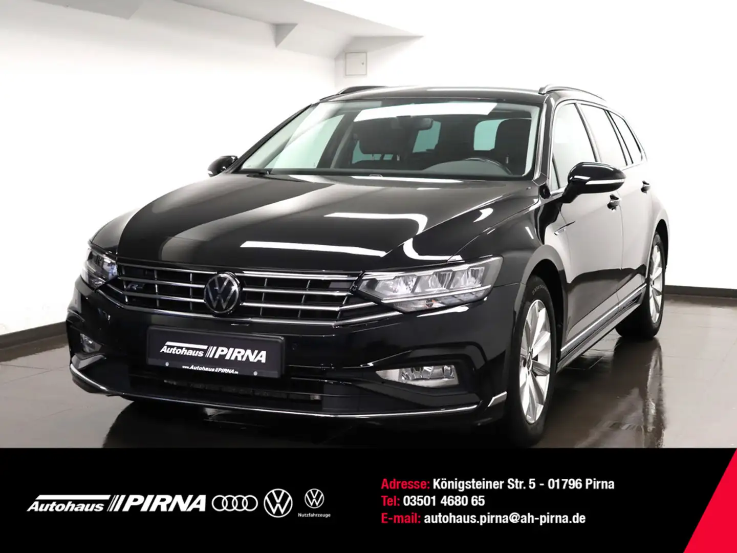 Volkswagen Passat Variant 2.0 TDI Business R-line Ext. AHK Schwarz - 1