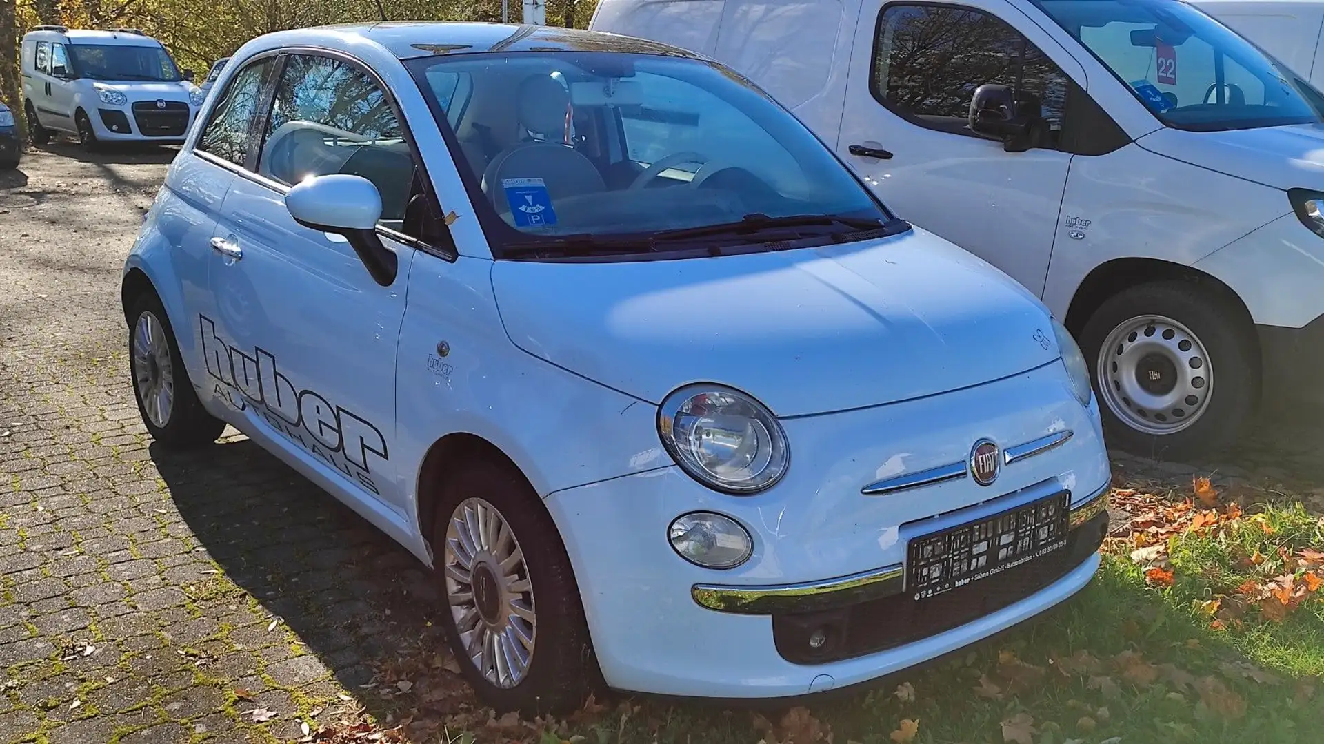 Fiat 500 Blau - 2