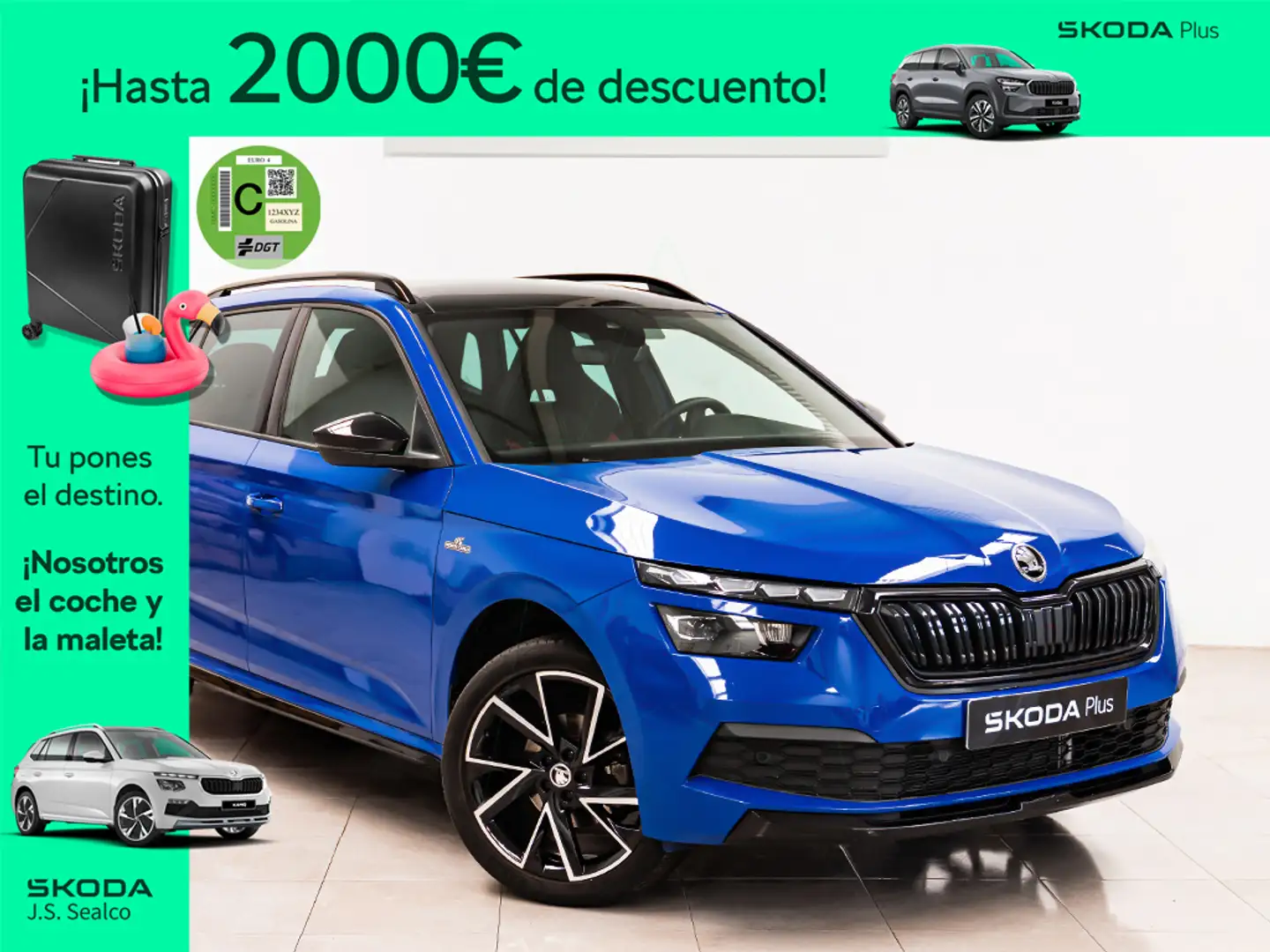 Skoda Kamiq 1.5 TSI Montecarlo Azul - 1