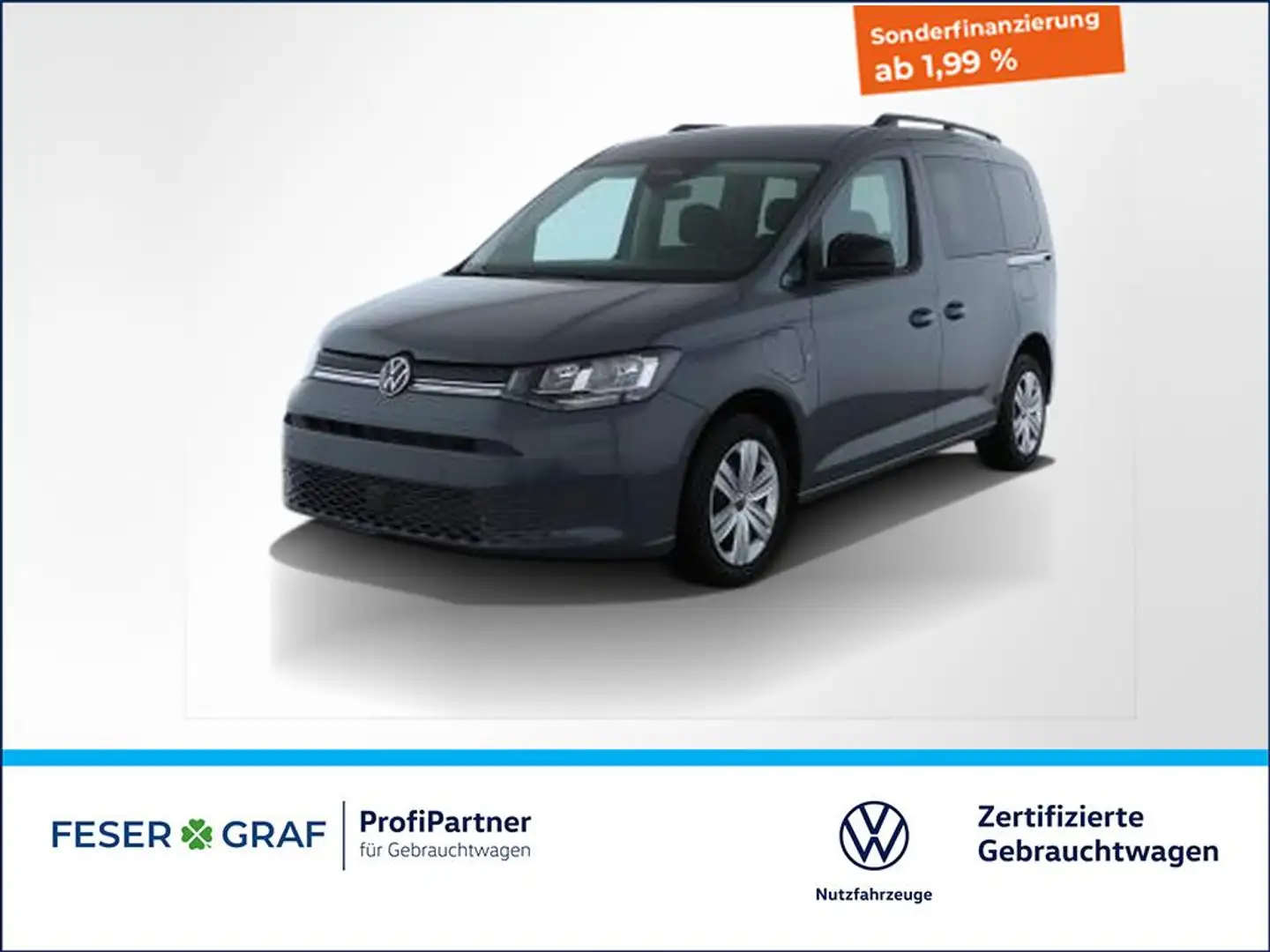 Volkswagen Caddy 1.5 TSI eHybried Life DSG Technik+Winter-Paket Grau - 1