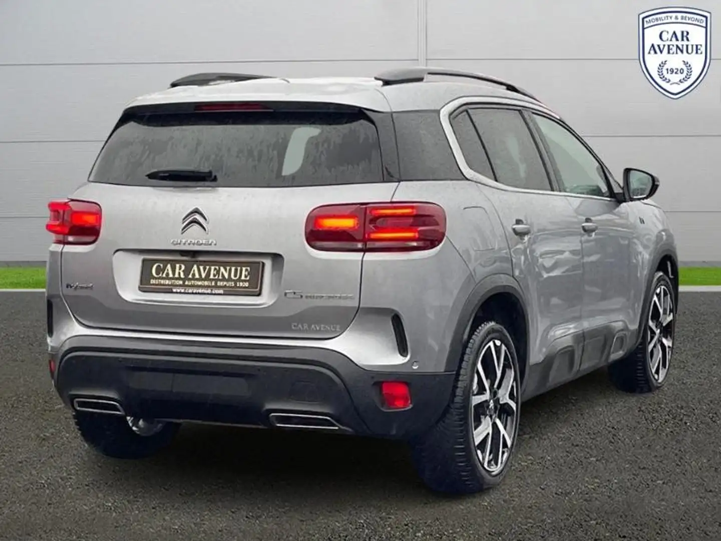 Citroen C5 Aircross Hybrid rechargeable 225ch Shine ë-EAT8 Gris - 2