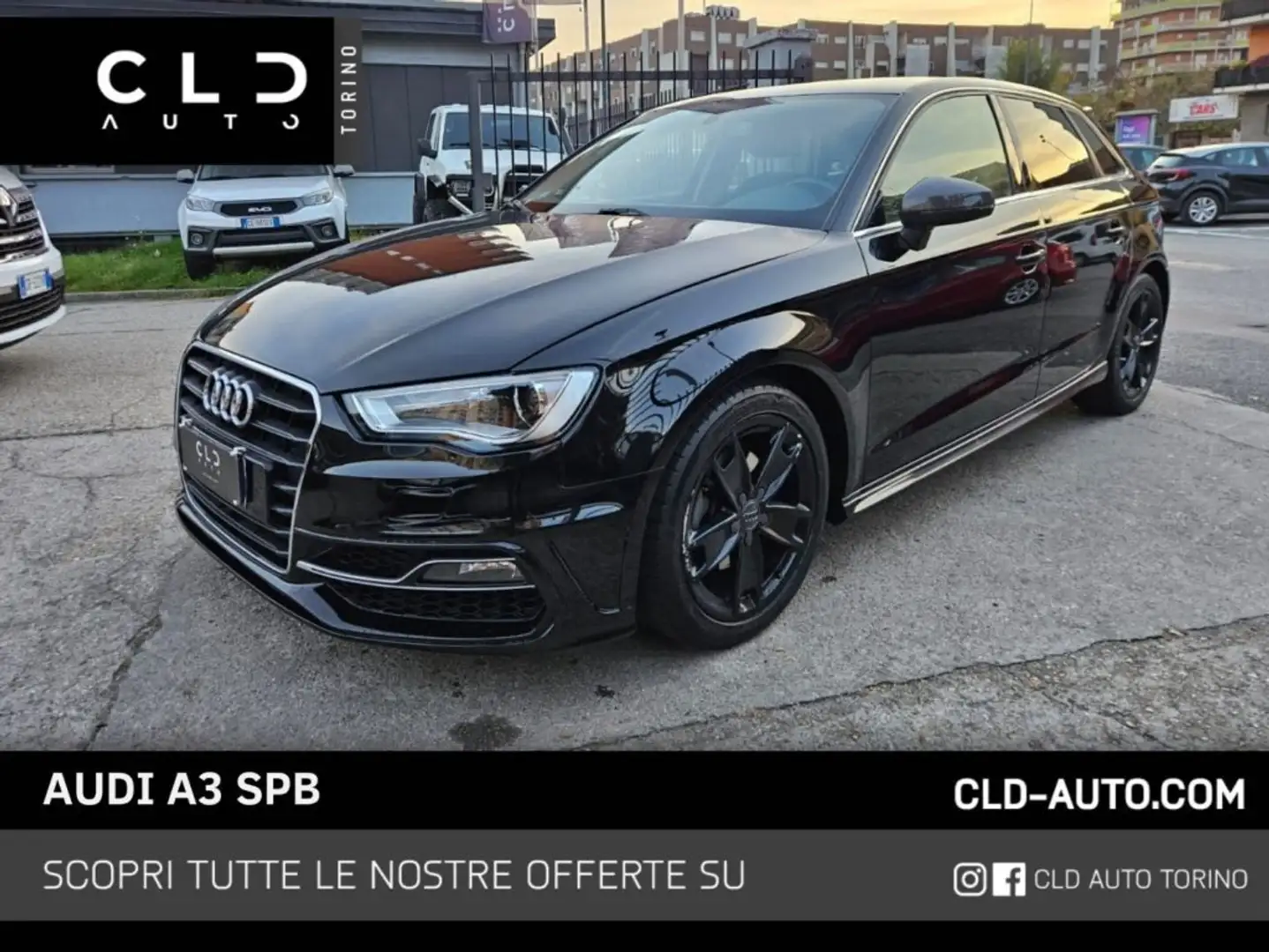 Audi A3 SPB 1.6 TDI clean diesel Ambition Nero - 1