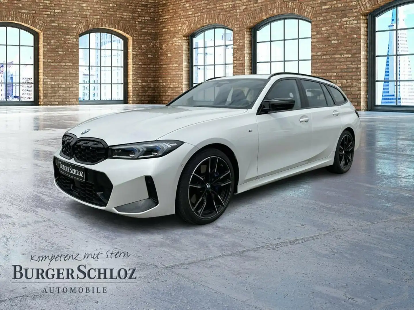 BMW 340 M  d xDrive 360 ACC AUT Akustikglas Facelift Blanc - 1