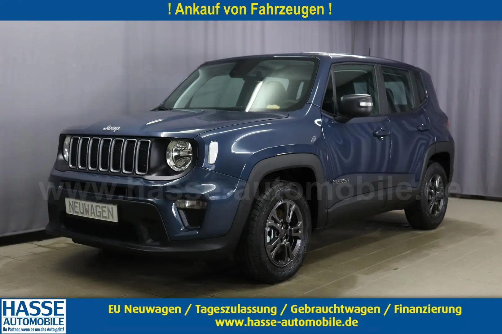 Jeep Renegade Longitude 1.5 T4 DCT7 e-Hybrid 96kW, Business-P... Blau - 1