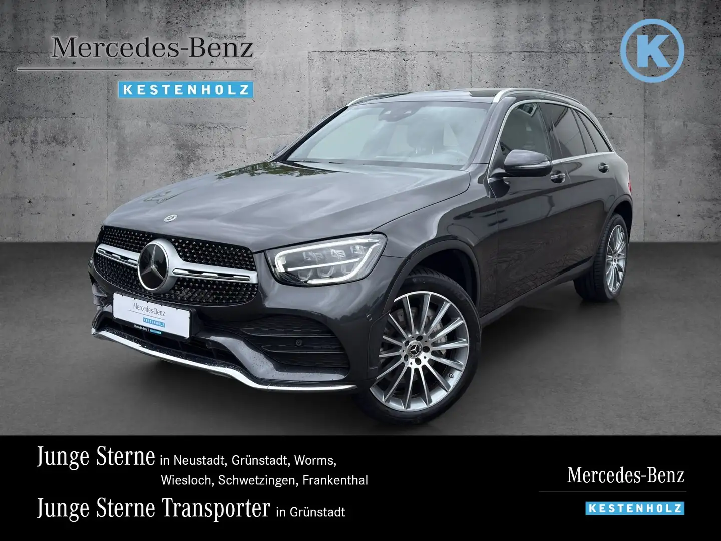 Mercedes-Benz GLC 300 GLC 300 de 4M AMG+AHK+DISTRO+PANO+SOUND+KAM+MEMO Grau - 1