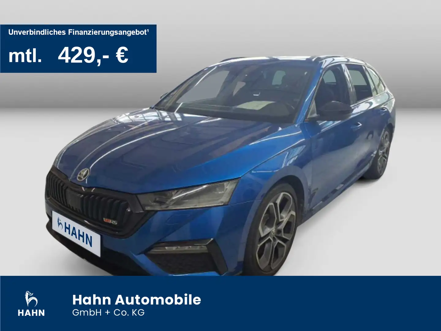 Skoda Octavia Combi RS 2.0TSI DSG Pano AHK Navi ACC Ca Blau - 1