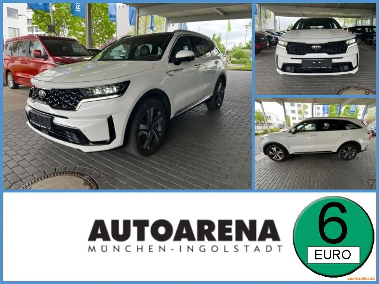 Kia Sorento 1.6 T-GDI Platinum AHK Pano elSitz 8Fach Bílá - 1