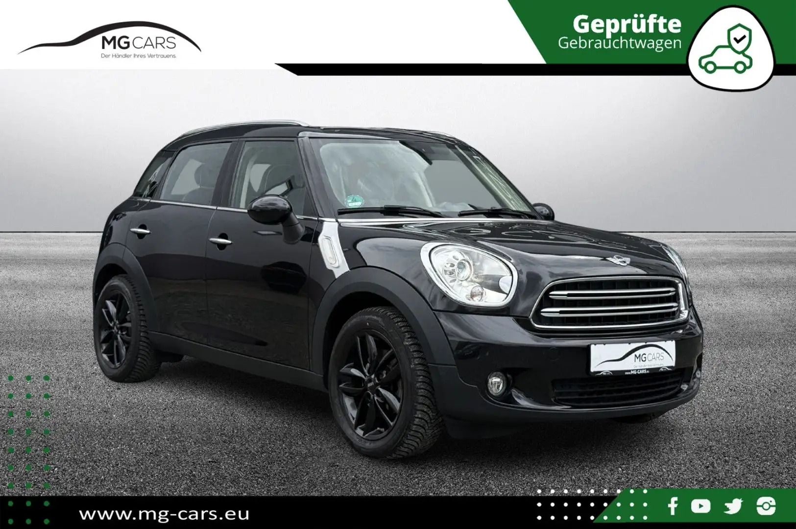 MINI Cooper D Countryman ~Automatik~Leder~Navi~Xenon! Noir - 1