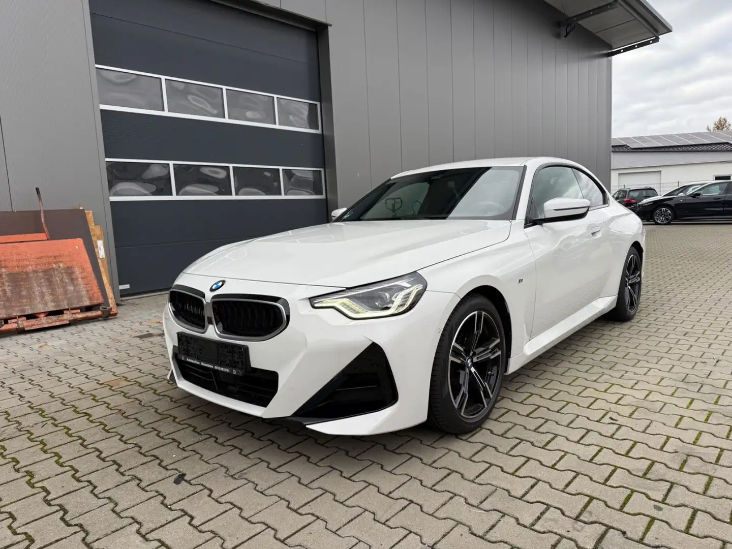 BMW 220 i Coupe M Sport *LED*NAVI*SITZHZ*TEMPO* Blanc - 1