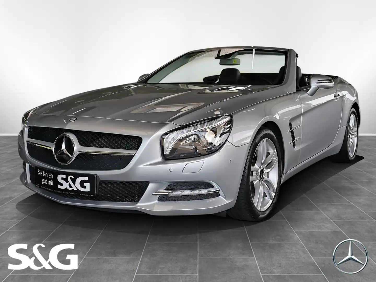 Mercedes-Benz SL 350 Roadster PANORAMA+NAVIGATION+MEMORY+18" Silber - 1