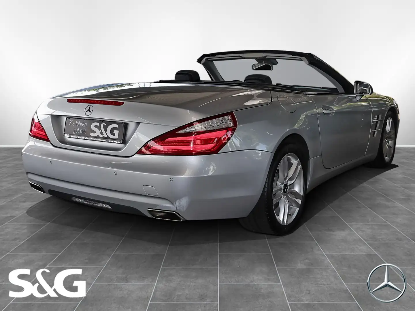 Mercedes-Benz SL 350 Roadster PANORAMA+NAVIGATION+MEMORY+18" Zilver - 2
