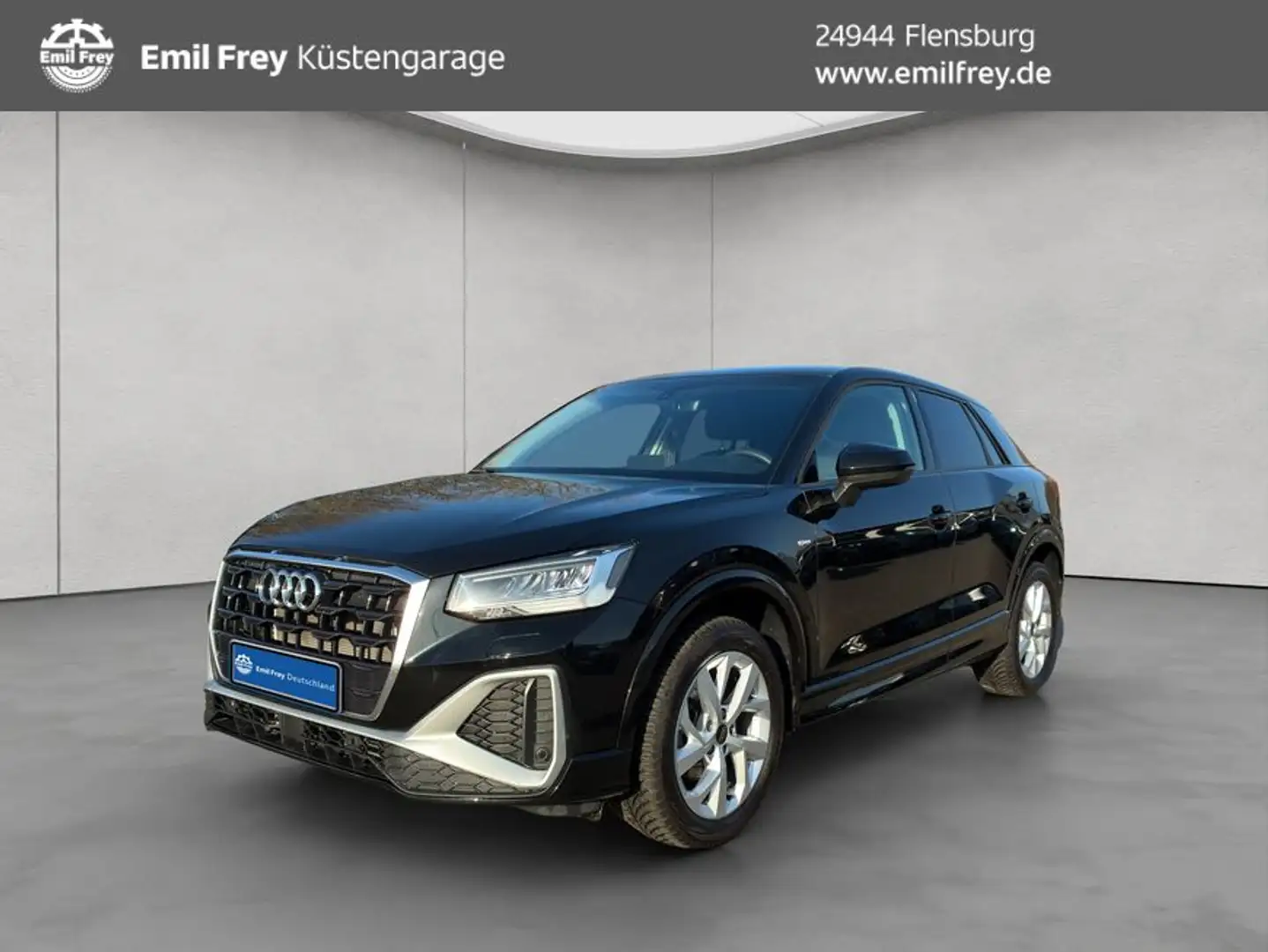 Audi Q2 35 TFSI -S line- S tronic LED/ Navi/ GJR Schwarz - 1