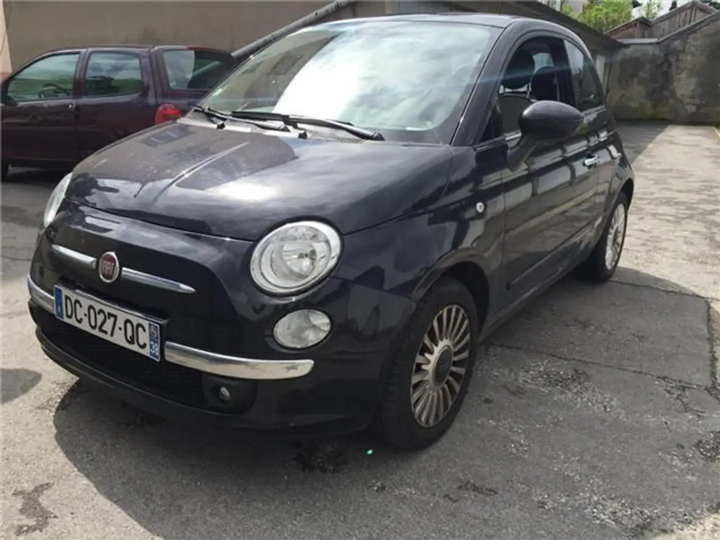 Fiat 500 1.2 69cv Zwart - 1