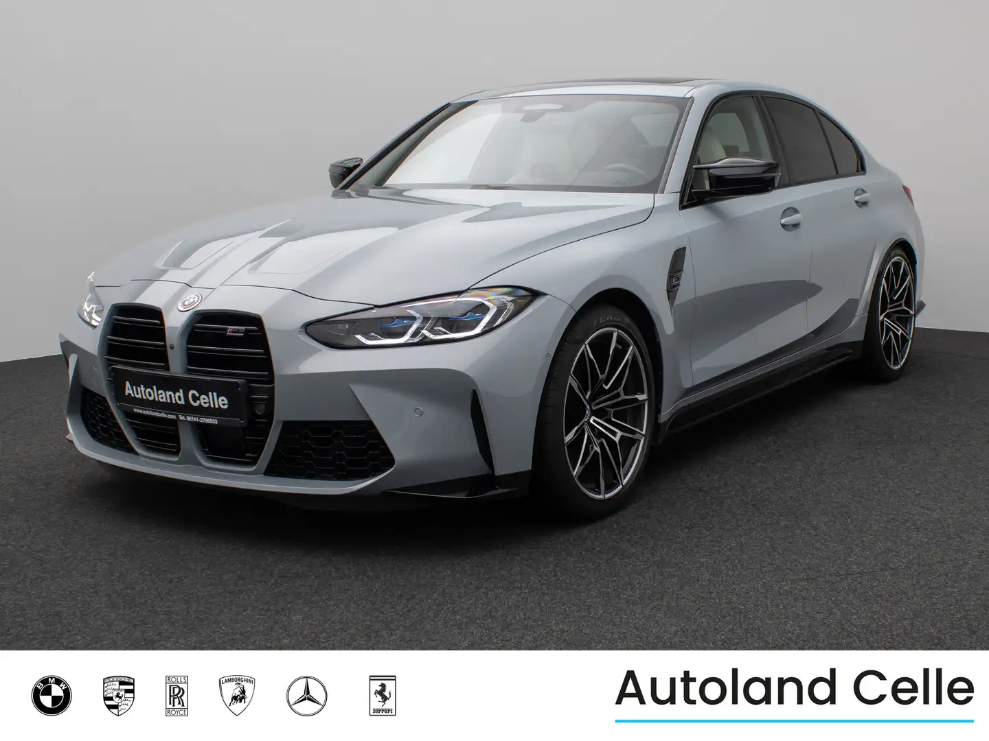 BMW M3 Competition xD Glasdach Laser 360°HUD H K DAB Grau - 1