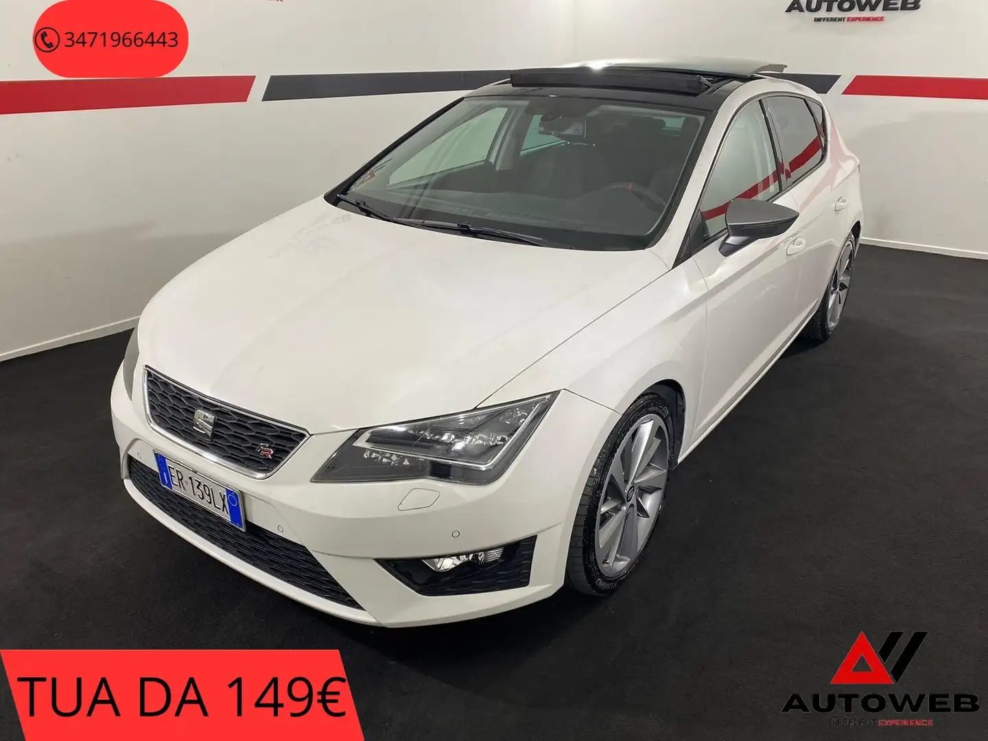 SEAT Leon 2.0 TDI 150 CV 5p. Start/Stop FR Blanc - 1
