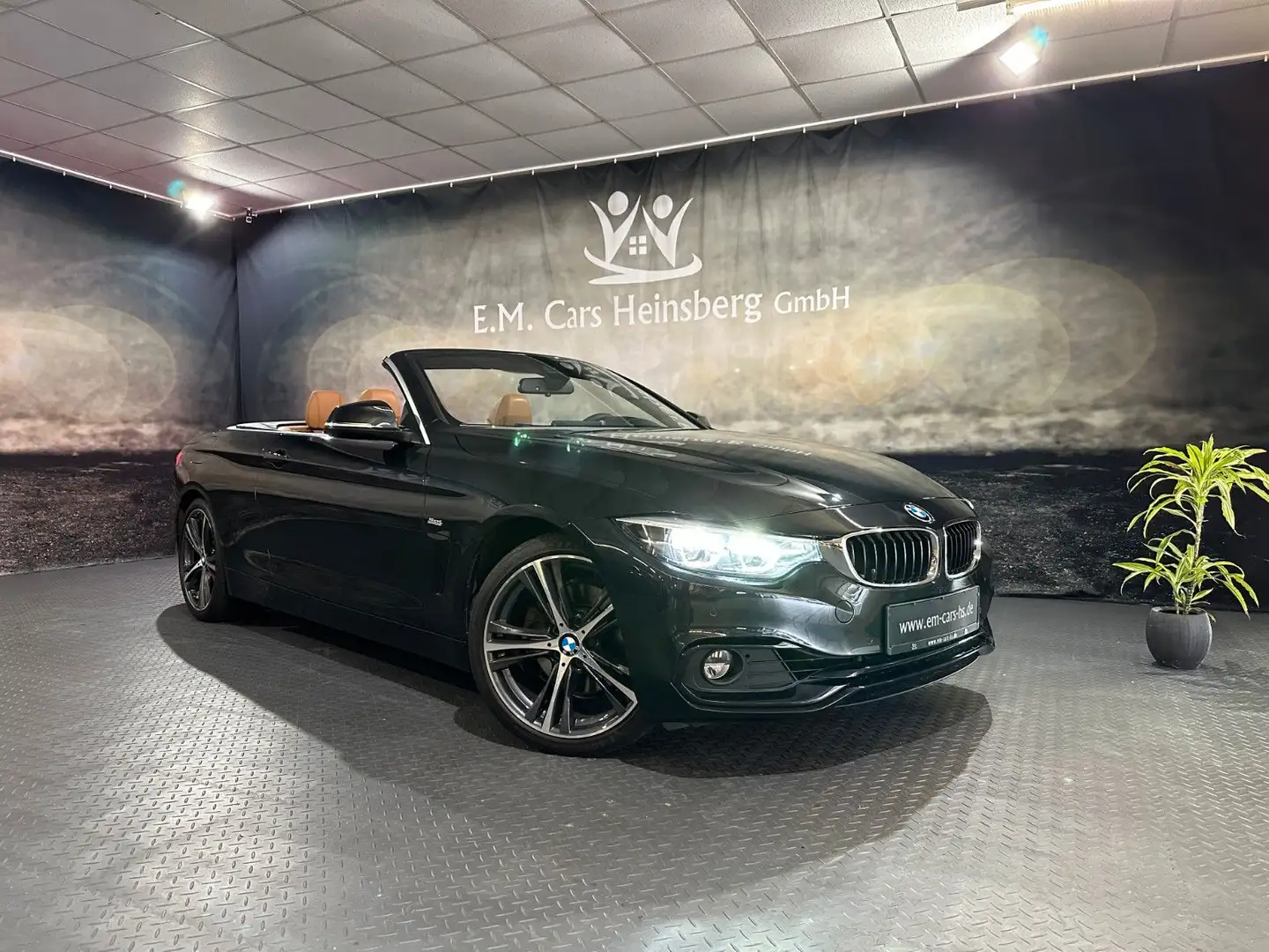 BMW 430 i Cabrio Sport Line Autom. LED Head-Up H&K Black - 1