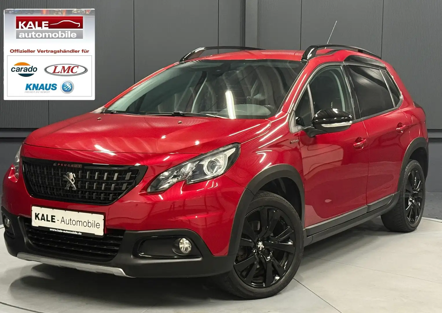 Peugeot 2008 Autom. Allure GT-Line*NAVI*KAMERA*T-LEDER*CarPlay* Roşu - 1