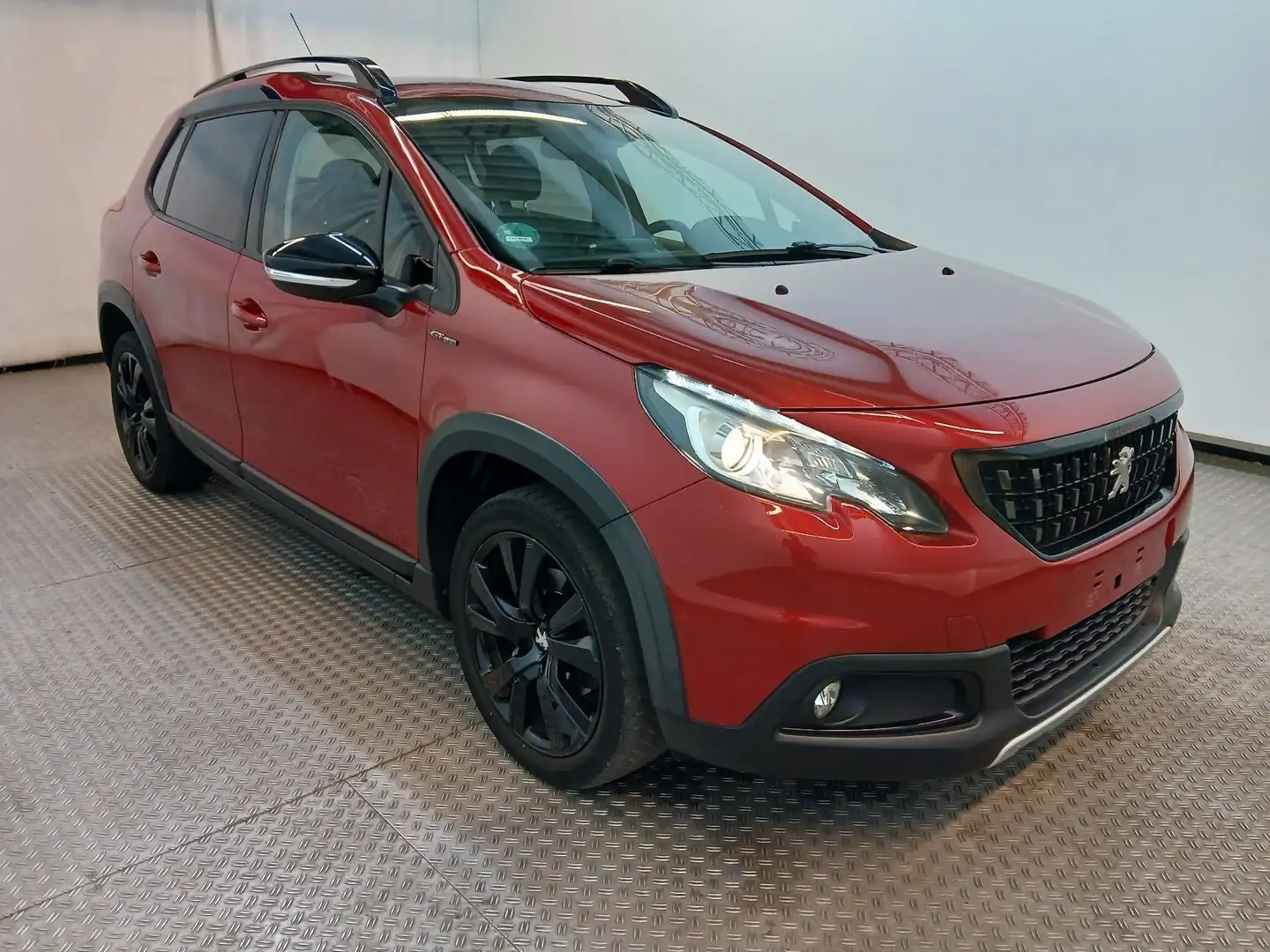 Peugeot 2008 Autom. Allure GT-Line*NAVI*KAMERA*T-LEDER*CarPlay* Rojo - 2