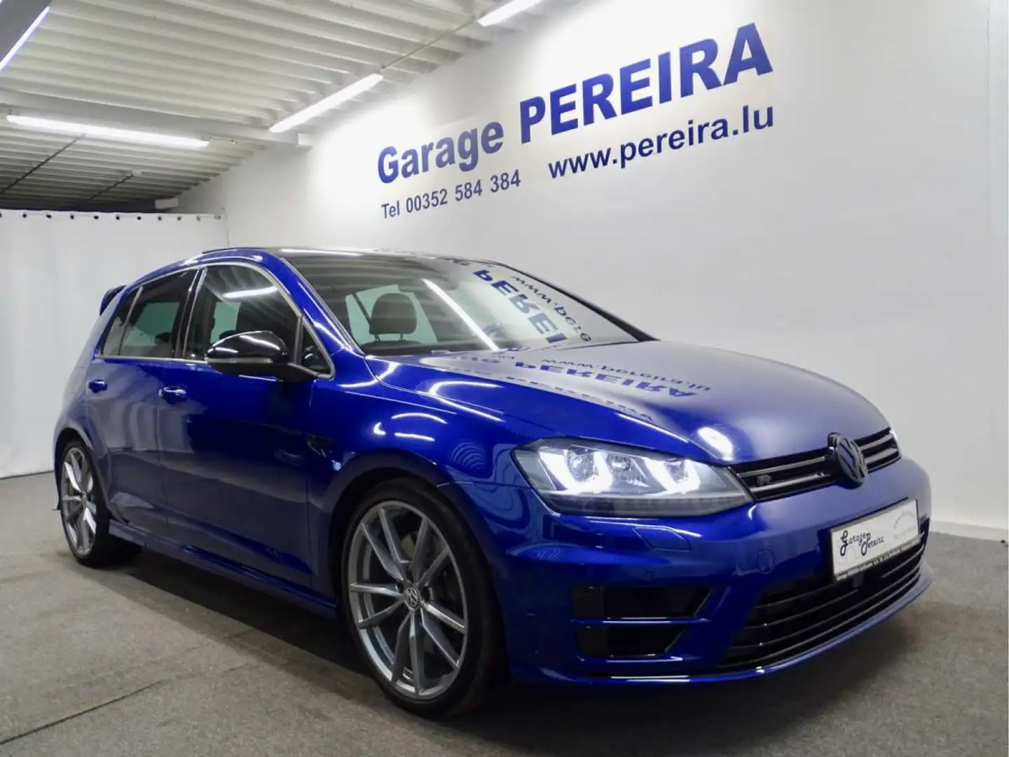 Volkswagen Golf R 7 R Vollaustattung  4motion CUIR BI-XENON NAVI 4X4 Blauw - 1