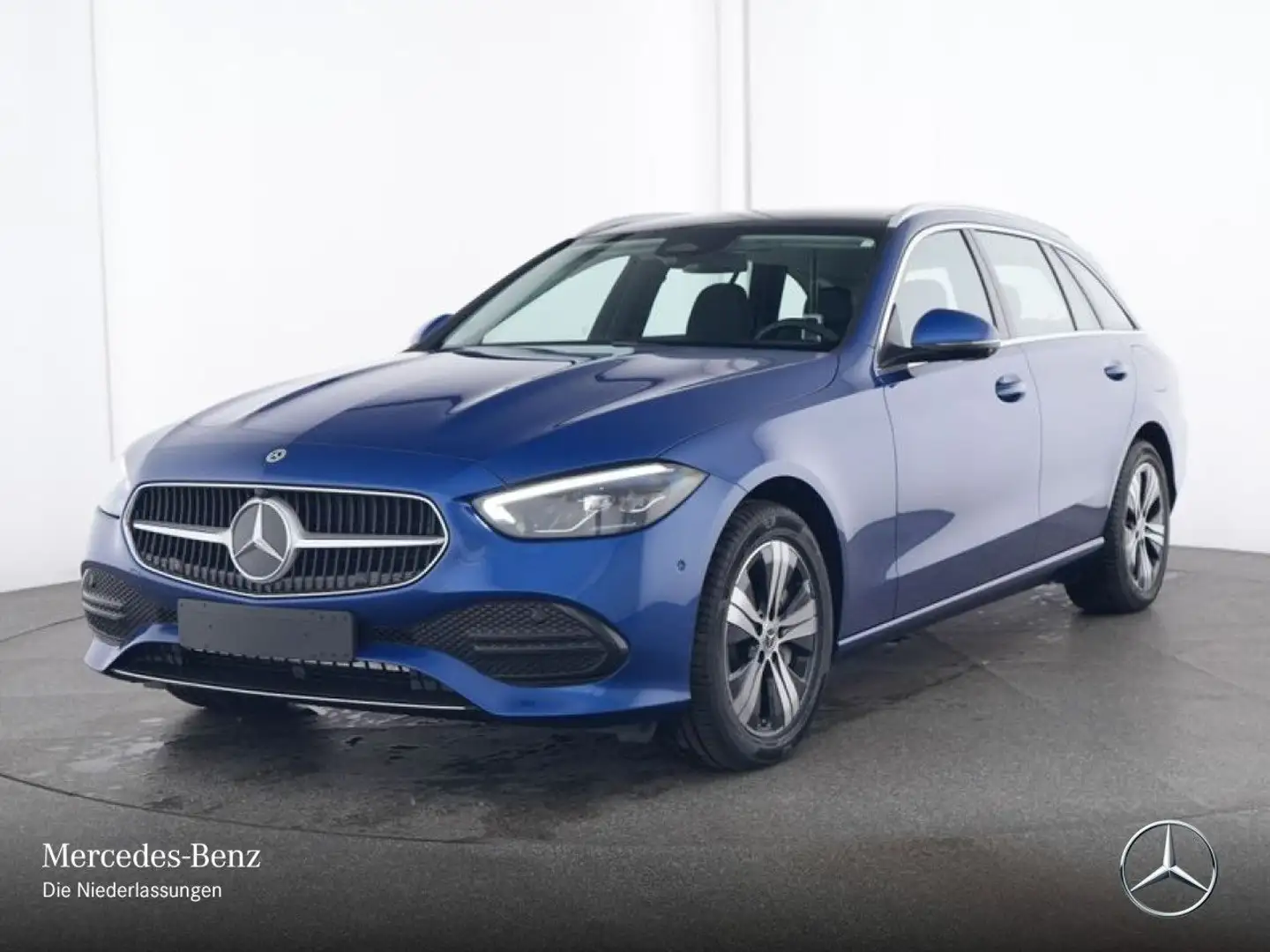 Mercedes-Benz C 300 e T AVANTG+PANO+360+AHK+LED+TOTW+KEYLESS+9G Blau - 2