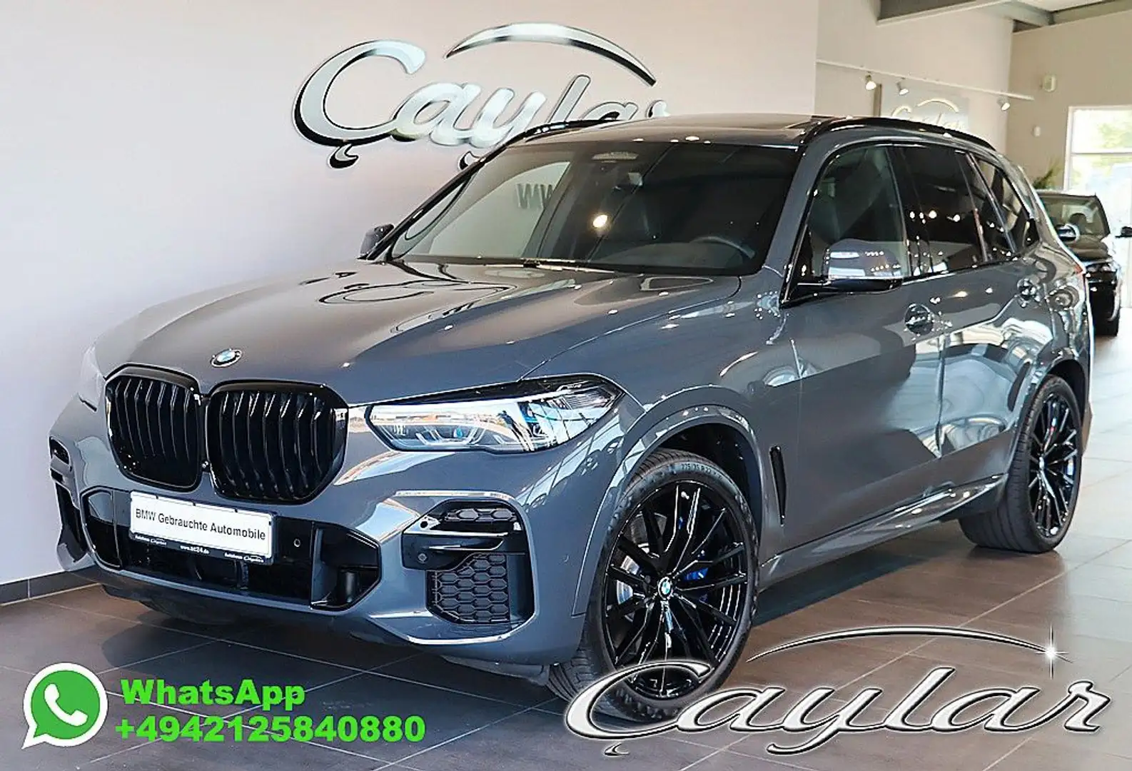 BMW X5 x40d M SPORT 7.SITZE STANDHZ LUFTFEDER 360°22 Gris - 1