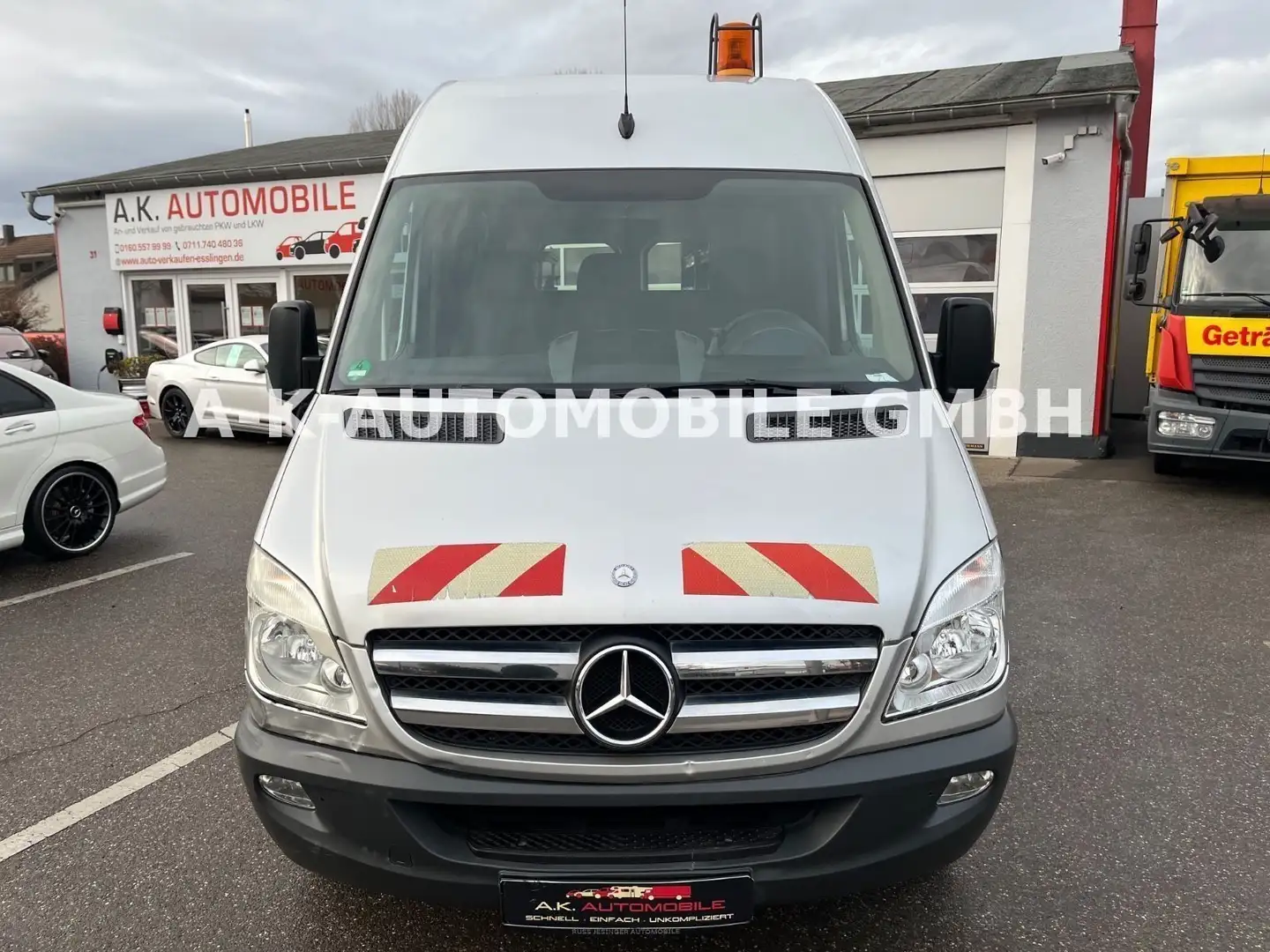 Mercedes-Benz Sprinter II Kasten 316 CDI*KLIMA*AHK*1-HAND* Silber - 2