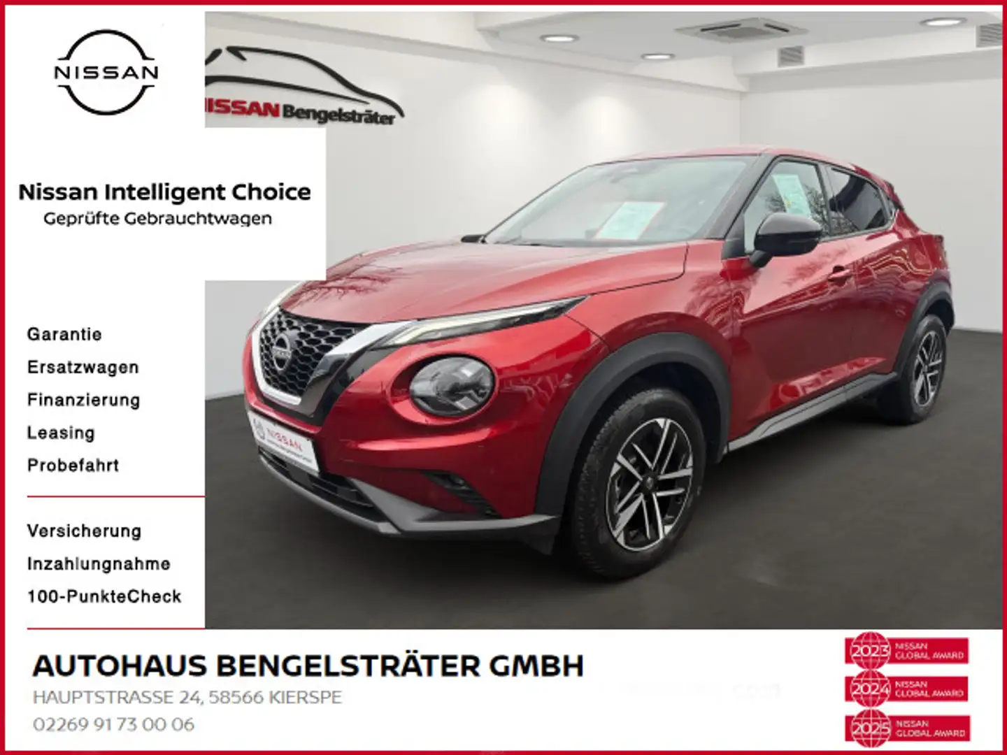 Nissan Juke 1.0 DIG-T N-Connecta Automatik Rot - 1