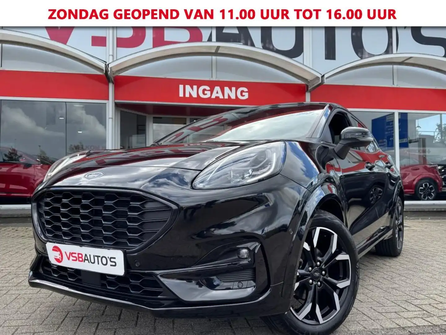 Ford Puma 1.0 ECOBOOST 125PK ST-LINE HALF-LEER LED PANO-DAK Noir - 1