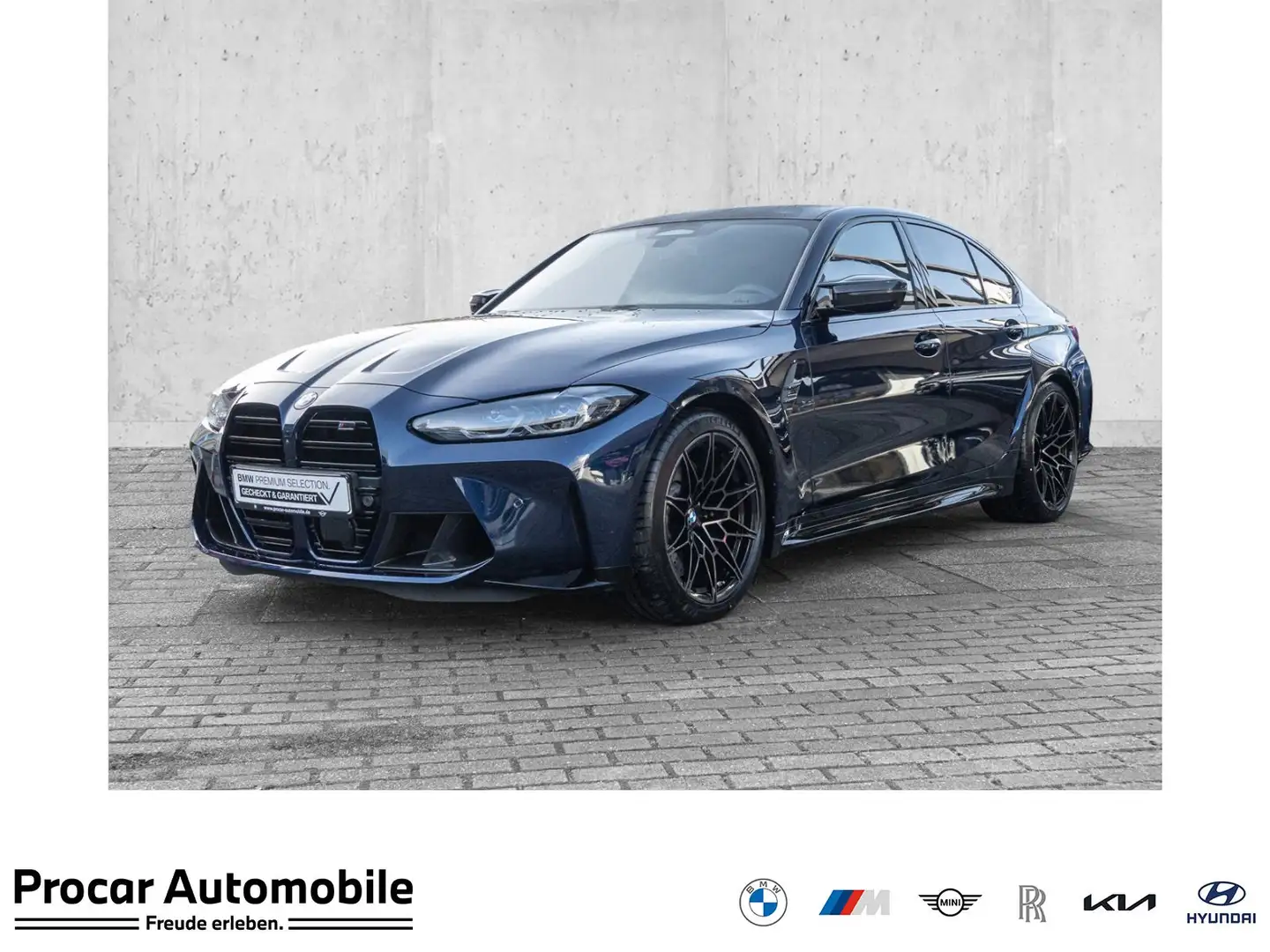 BMW M3 Competition M XDRIVE Driver`Package Laser H&K Soun Bleu - 1