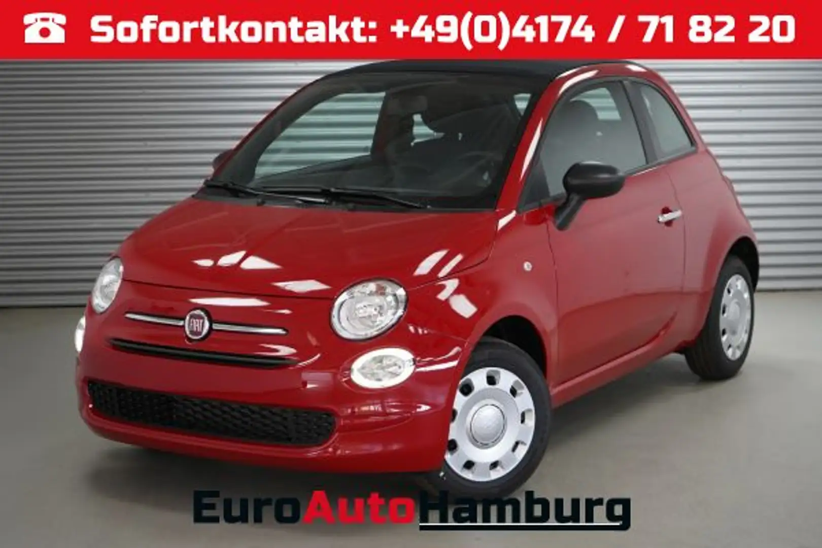 Fiat 500C 1,0 Hybrid Klima and Sound - LAGER Rot - 1
