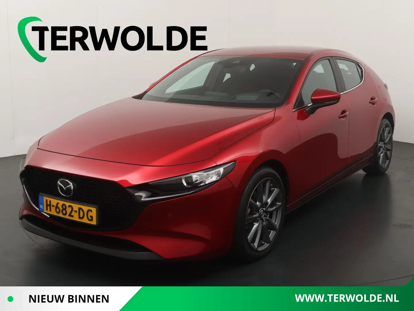 Mazda 3 2.0 e-SkyActiv-X M Hybrid 180 Comfort met Bose | 1 Rood - 1