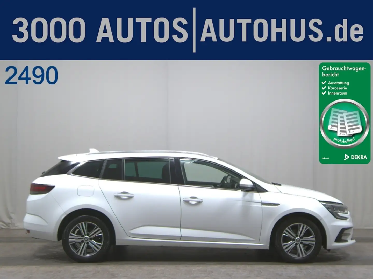 Renault Megane IV 1.5 BLUE dCi 115 Grandtour Intens ACC Weiß - 1