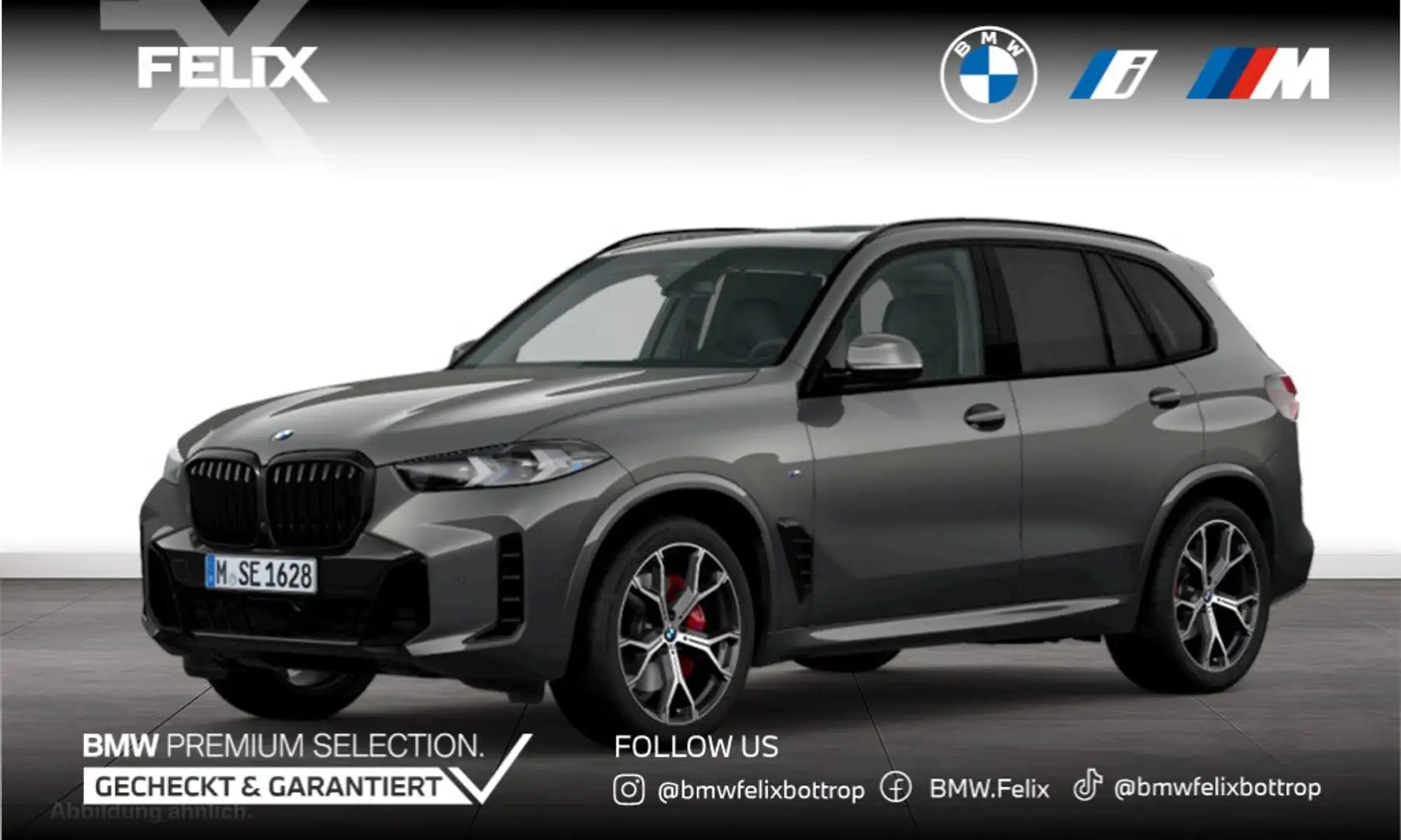 BMW X5 xDrive30d M SPORTPAKET PRO+ICONIC GLOW+AHK+PANORAM Grau - 1