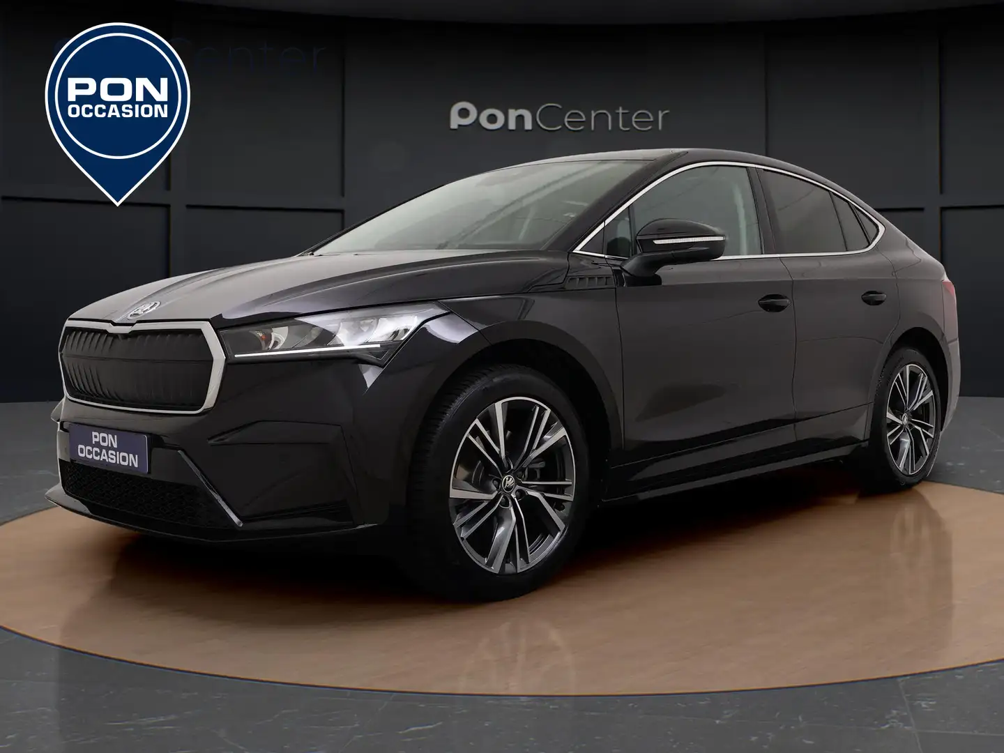 Skoda Enyaq Coupé iV 60 | Panoramadak | Apple CarPlay | 19" | Noir - 1