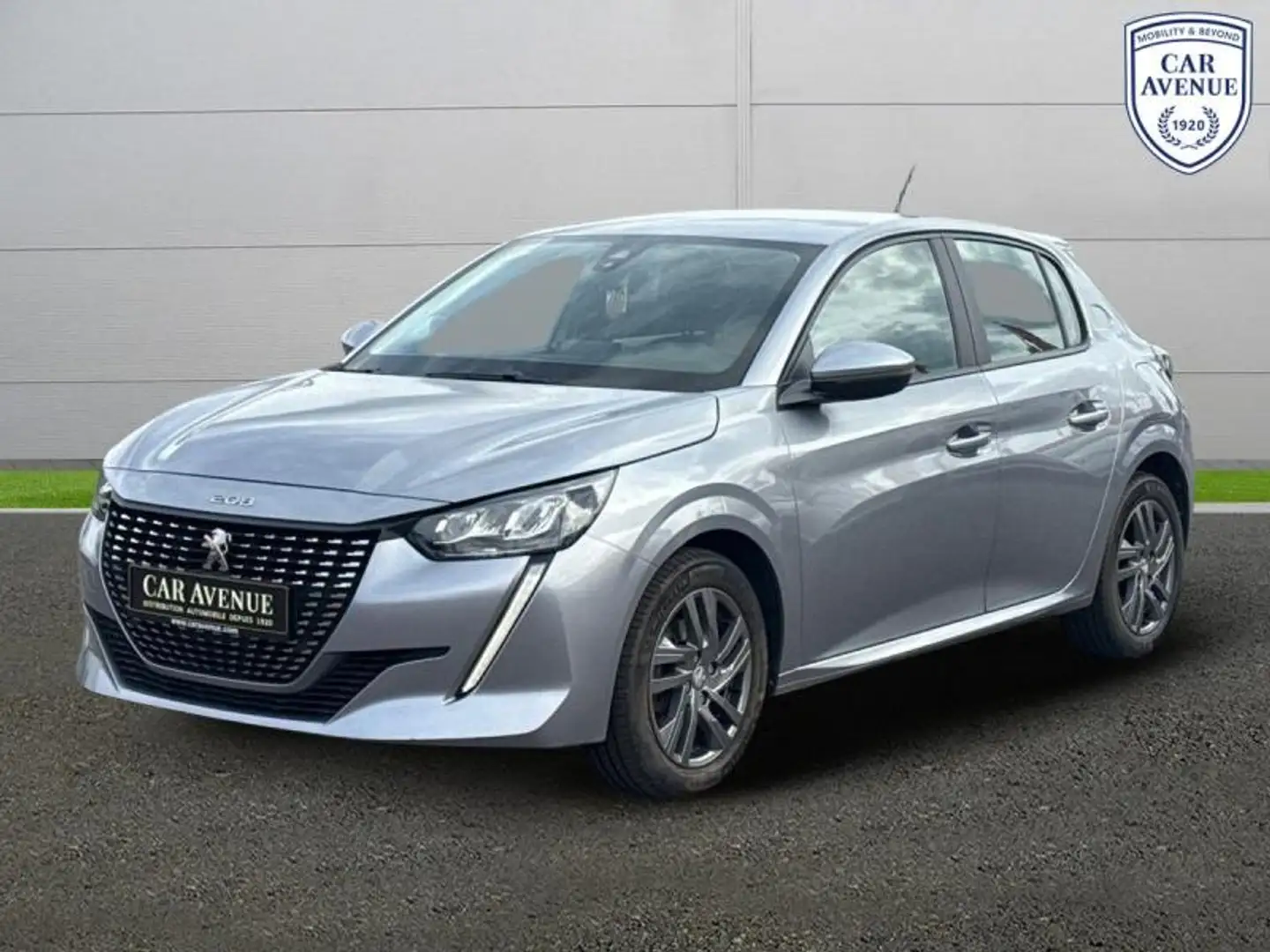 Peugeot 208 1.2 PureTech 100ch S\u0026S Active Business Gris - 1