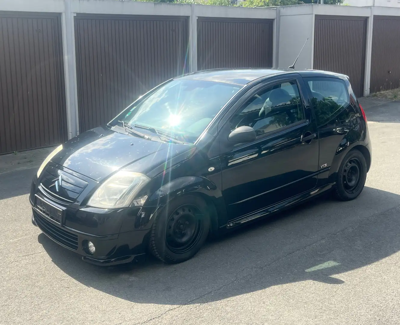 Citroen C2 VTS 1.6 16V KLIMA TEMPOMAT TEILLEDER TÜV Noir - 1