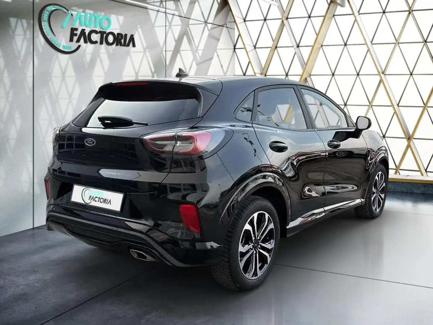 Ford Puma -39% 1.0 HYB 155cv BVA ST Line +GPS+CAM+LED+Opts Schwarz - 2