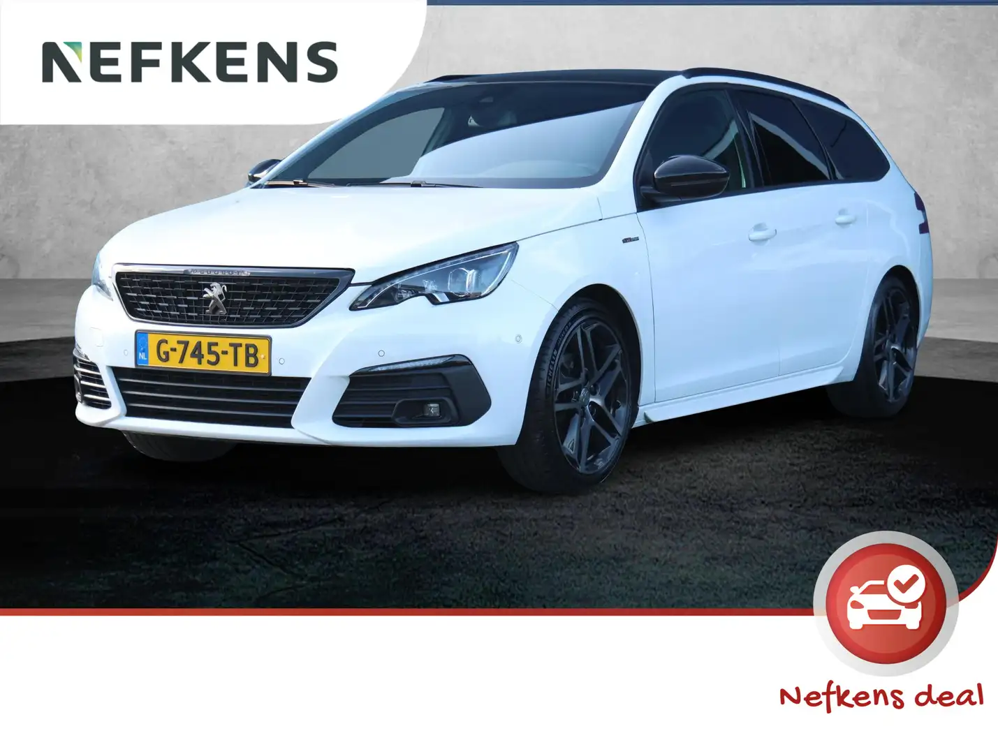 Peugeot 308 SW 1.2 PureTech GT-line Black Pack | Leder/Stof | Blanco - 1