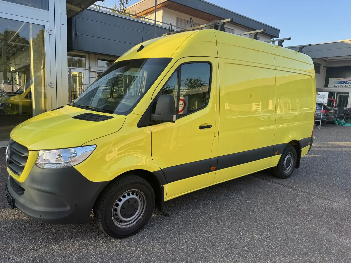 Mercedes-Benz Sprinter 316 CDI LANG L2 HOCH H2 7G-TR *MBUX/PDC/RFK/AHK3,5 Gelb - 2