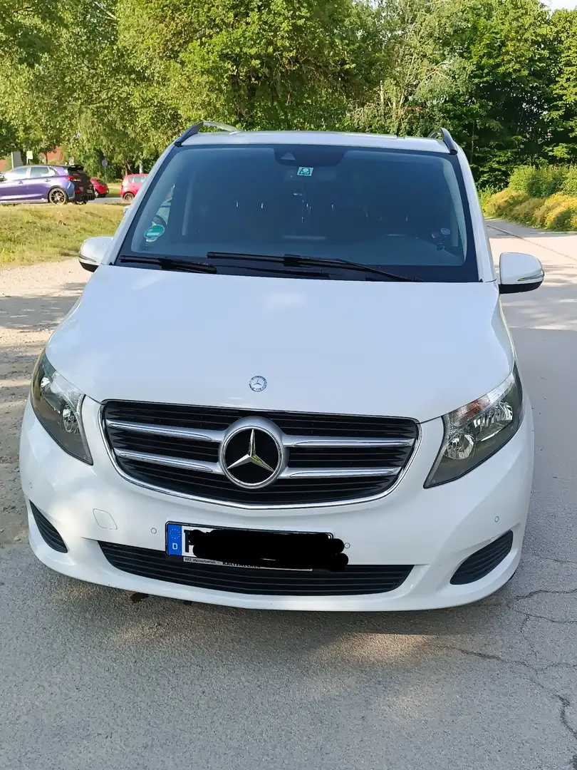 Mercedes-Benz V 220 EDITION lang Standheizung*.AHK*NAVI*2*Schiebe*SHZ Weiß - 1