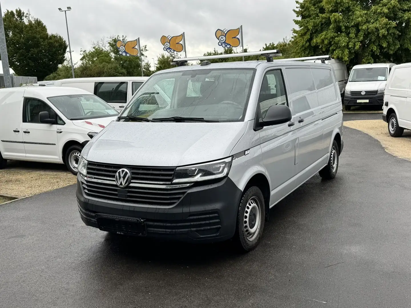 Volkswagen T6 Transporter 6.1 Kasten TDI DSG 4Motion LR AHK Zilver - 2