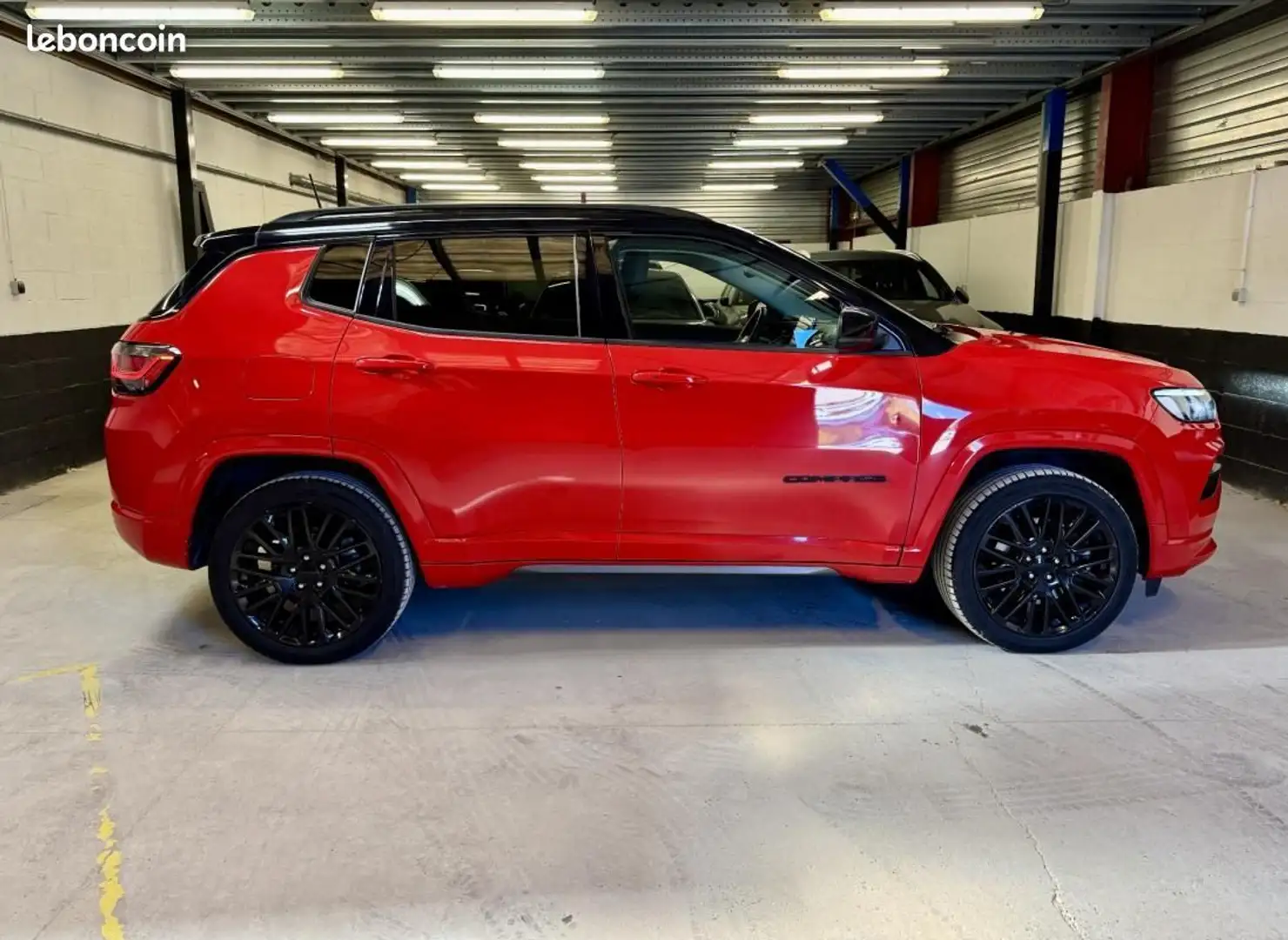 Jeep Compass 1.3 HYBRID RECHARGEABLE PHEV T4 240 CH 4XE E-AWD S FULL OPTIONS Rouge - 2