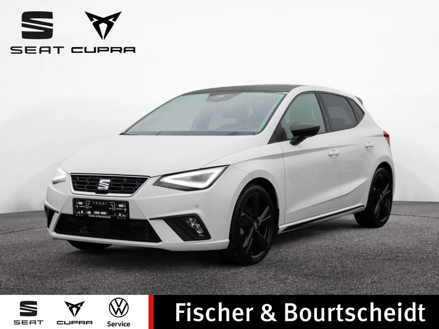 SEAT Ibiza 1.0 TSI Black Edition DSG NAVI PANO KAM Weiß - 1