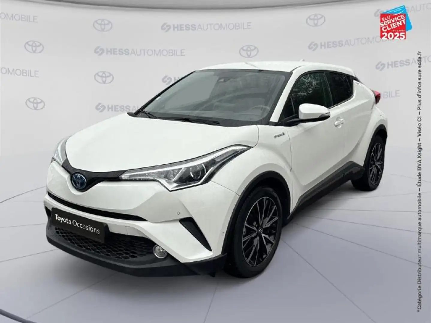 Toyota C-HR 122h Distinctive 2WD E-CVT Sieges chauf Camera Blanc - 1