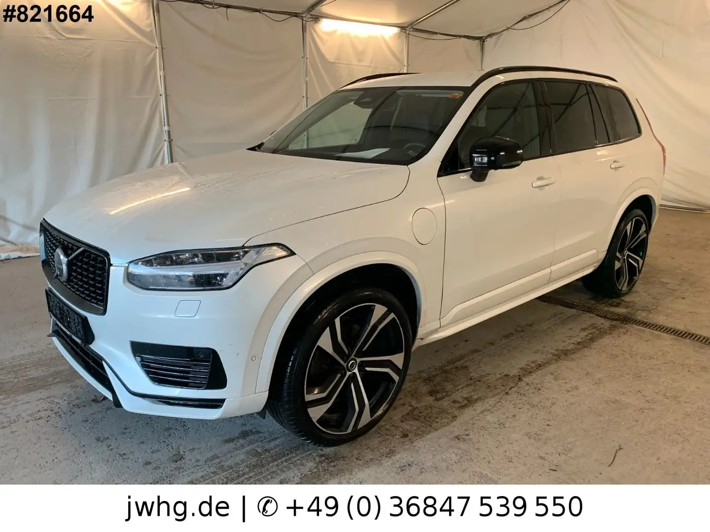 Volvo XC90 Plus Dark AWD 7Si 18kWh 22" Google-Android Blanc - 1