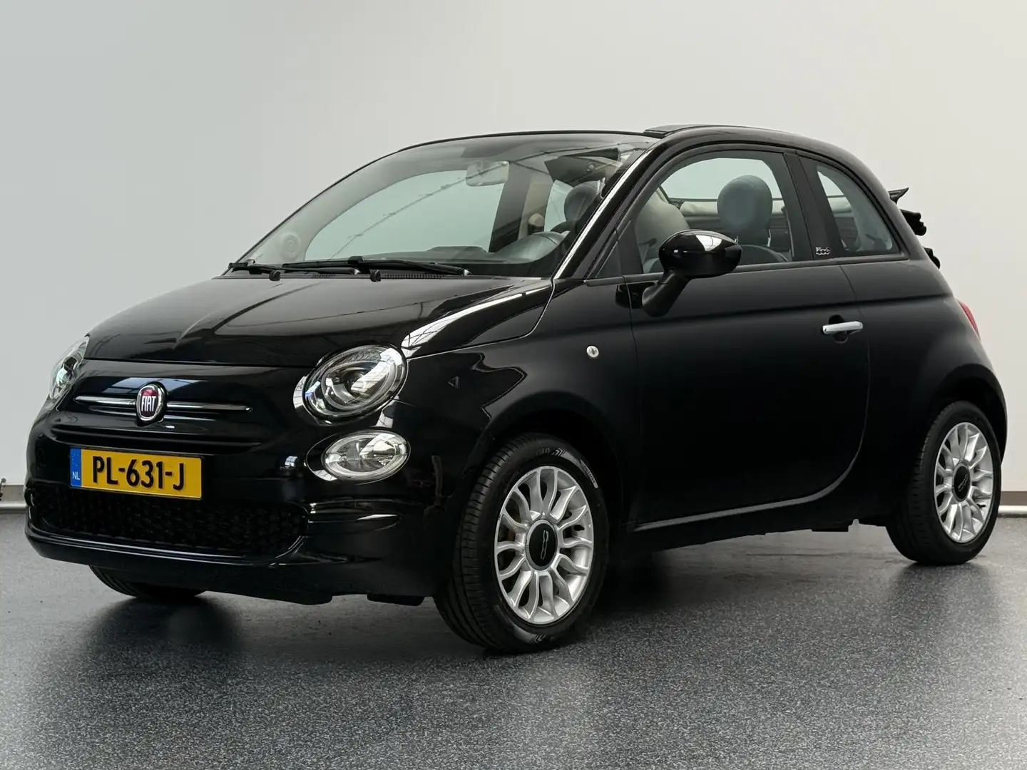 Fiat 500C 1.0 TwinAir Pop | Airco | NL Auto | 1e eigenaar Negro - 1
